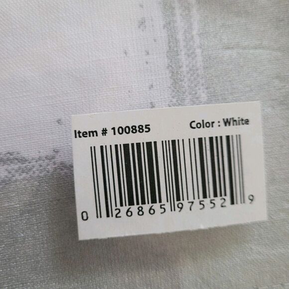 Villeroy & Boch Placemats Linen Cotton 4 pc White Silver 14 x 20 NEW - Picture 4 of 10